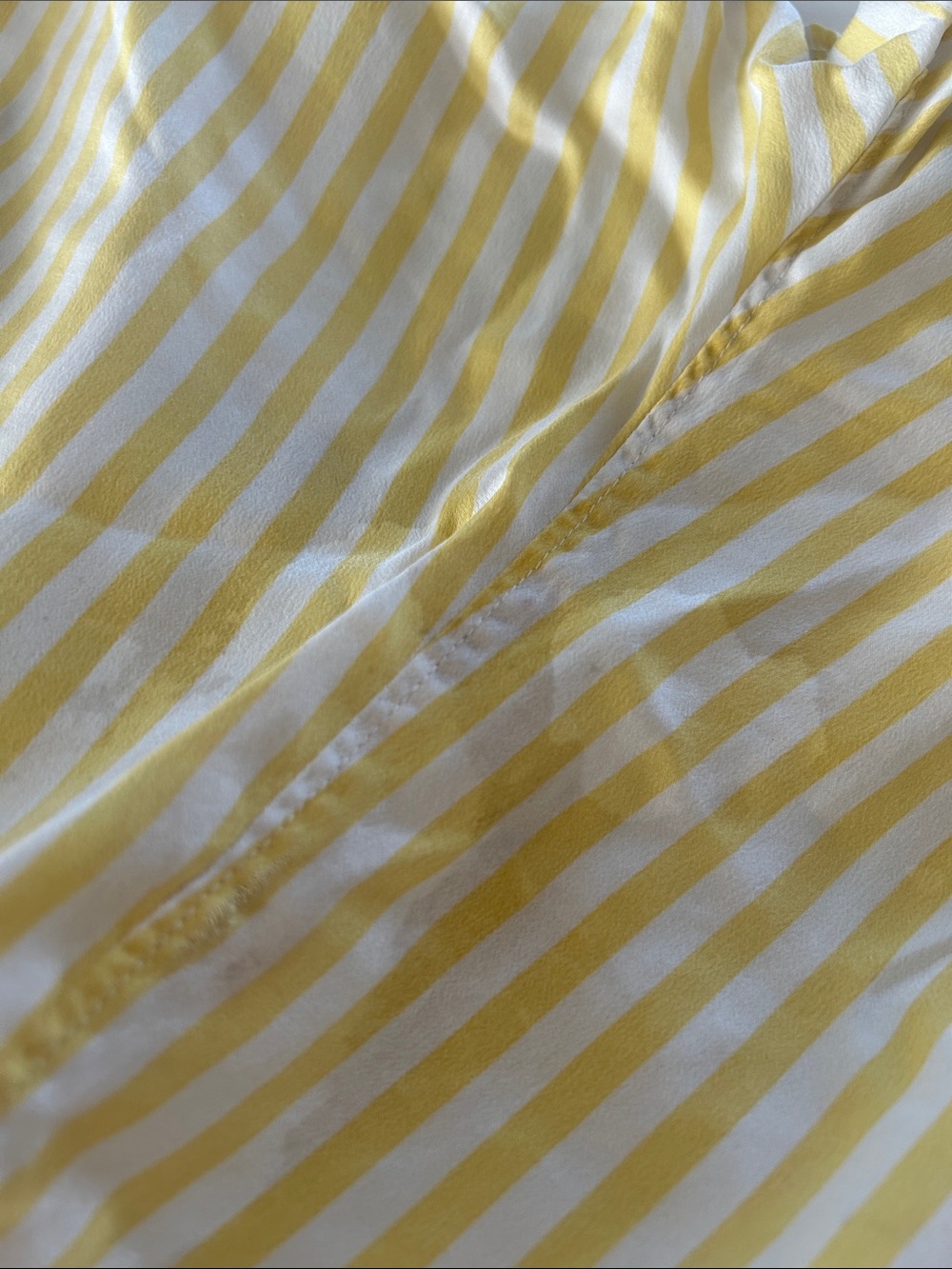 lunya Yellow and White Striped SilkSleep Set - Picture 7 of 7